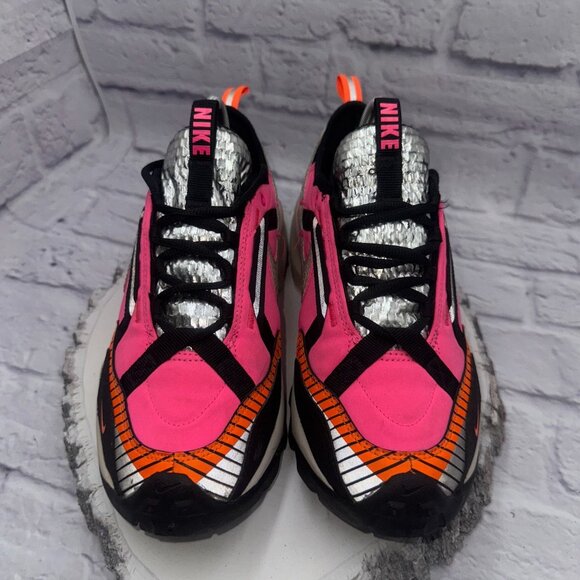 Nike X 3M Womens TC 7900 LX CU7763-600 Pink Shoes Sneakers Size 8.5 - Picture 4 of 12